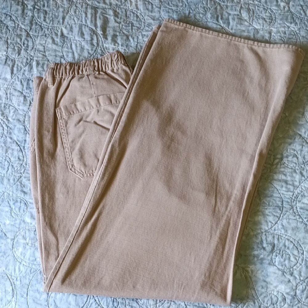 Beige Casual Pants